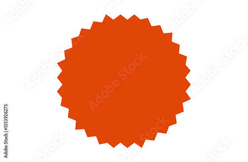 ギザギザふきだし_カラー