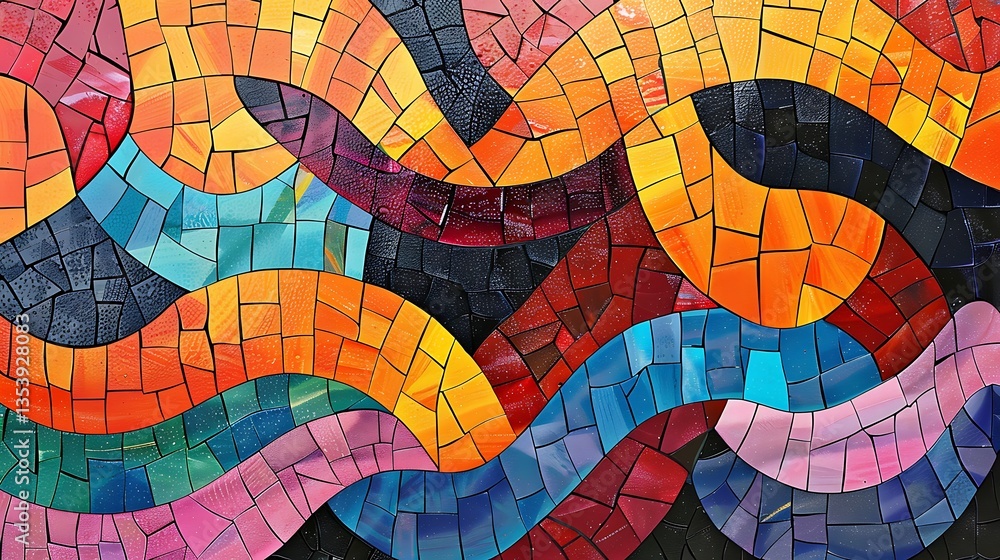An abstract design featuring a textured brick wall in weathered red and brown tones. An abstract design featuring a textured brick wall in weathered red and brown tones.