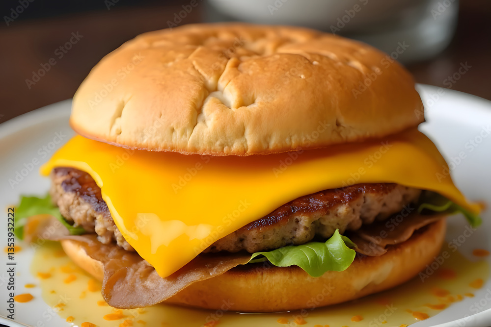 Cheeseburgers, which have cheese on top of the patty, are usually placed on the patty while it is still hot on the grill, allowing the cheese to melt onto the patty Cheeseburgers, which have cheese on top of the patty, are usually placed on the patty while it is still hot on the grill, allowing the cheese to melt onto the patty