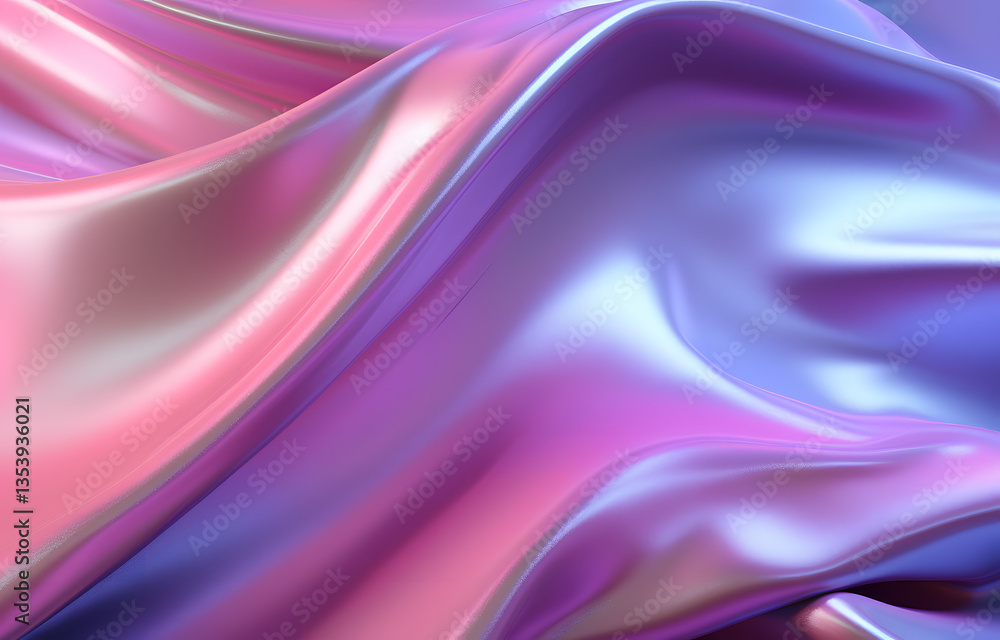 Obraz premium 3d render of a crumbled iridescent background 