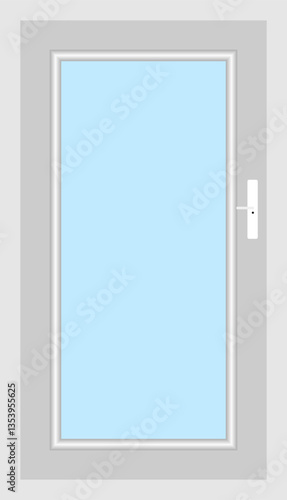 vector door white illustration design