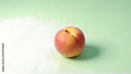 peach on the table 