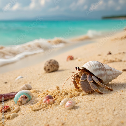 seashell on the beach