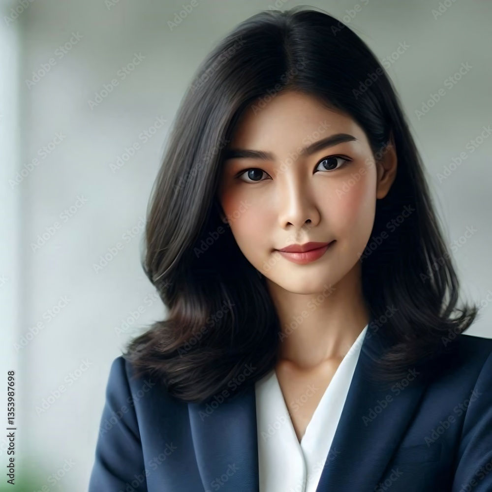 ビジネススーツを着た女性 ビジネススーツを着た女性