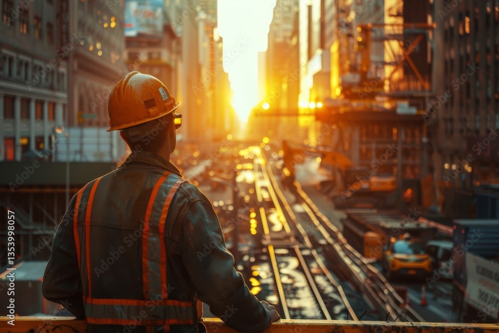 Construction worker is part of team building Construction worker is part of team building
