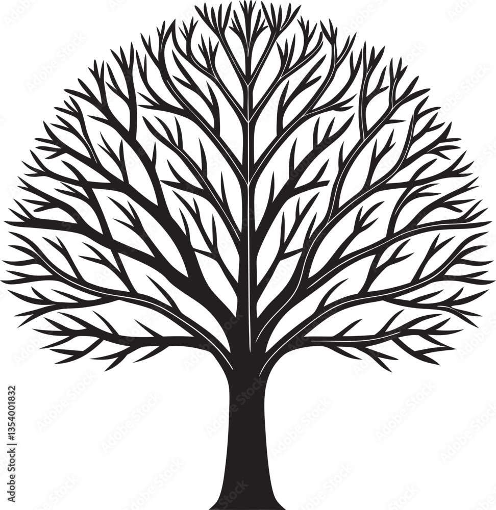 Obraz premium Tree silhouette