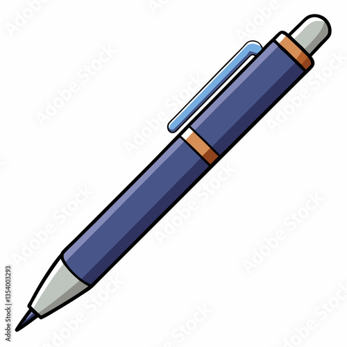 retractable ballpoint pen with smooth ink 