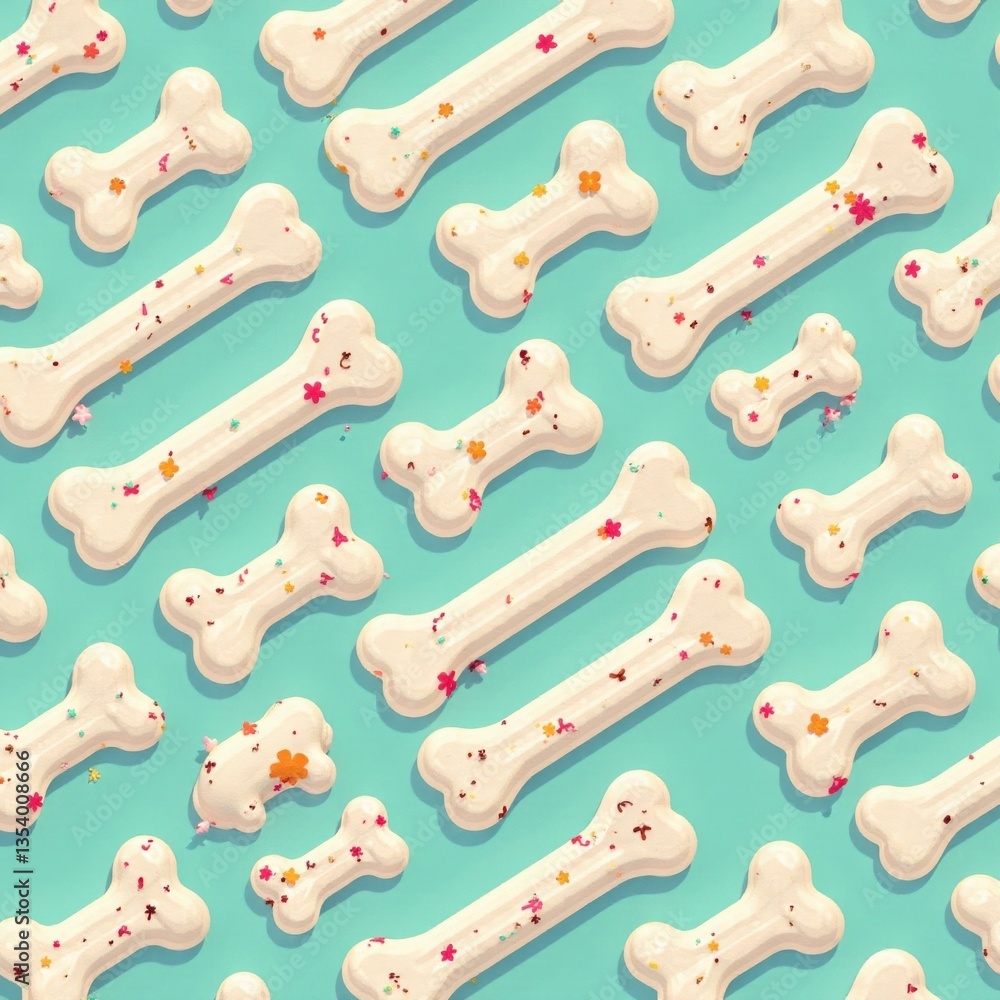 Dog bone seamless vector pattern for home decor , vector design, animal print Dog bone seamless vector pattern for home decor , vector design, animal print