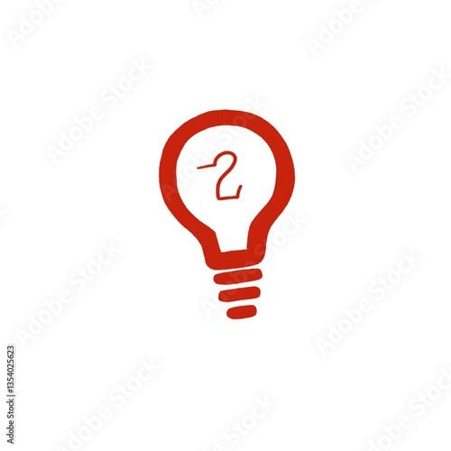 Light Bulb phone low Battery with charger animation