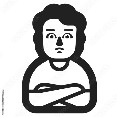 Person with Crossed Arms Emoji