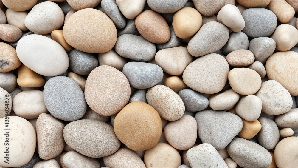 Sea pebble texture in sand light shades Sea pebble texture in sand light shades