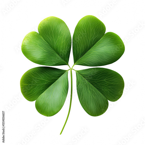 clover leaves isolated on transparent background