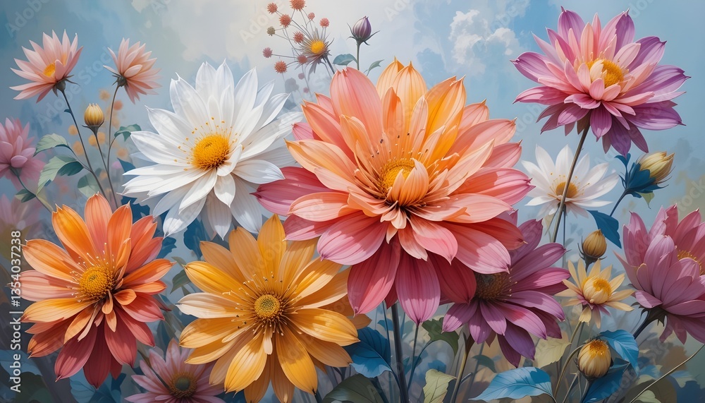 bouquet of colorful flowers bouquet of colorful flowers