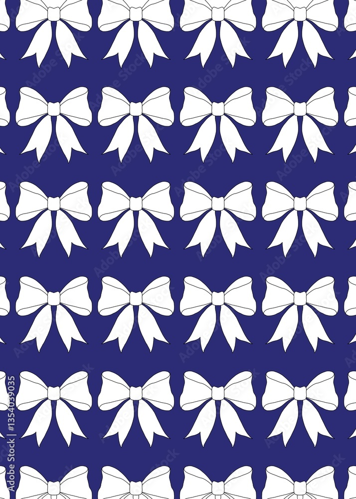 Naklejka premium a blue and white bow background 
