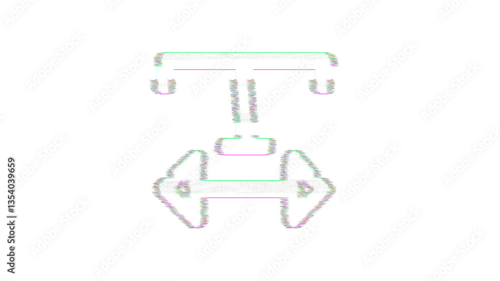 Icon text width is distorted. Glitch. Noise, chromatic aberration, geometric distortion Icon text width is distorted. Glitch. Noise, chromatic aberration, geometric distortion