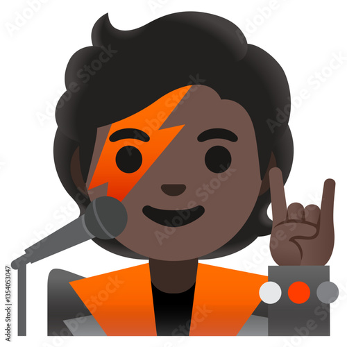Rockstar with Microphone
