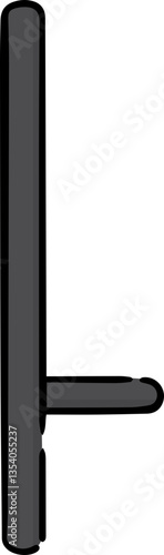 Illustration of police baton
