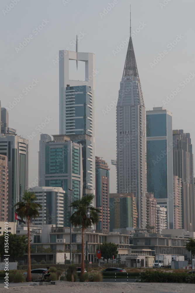 various tall buildings in dubai