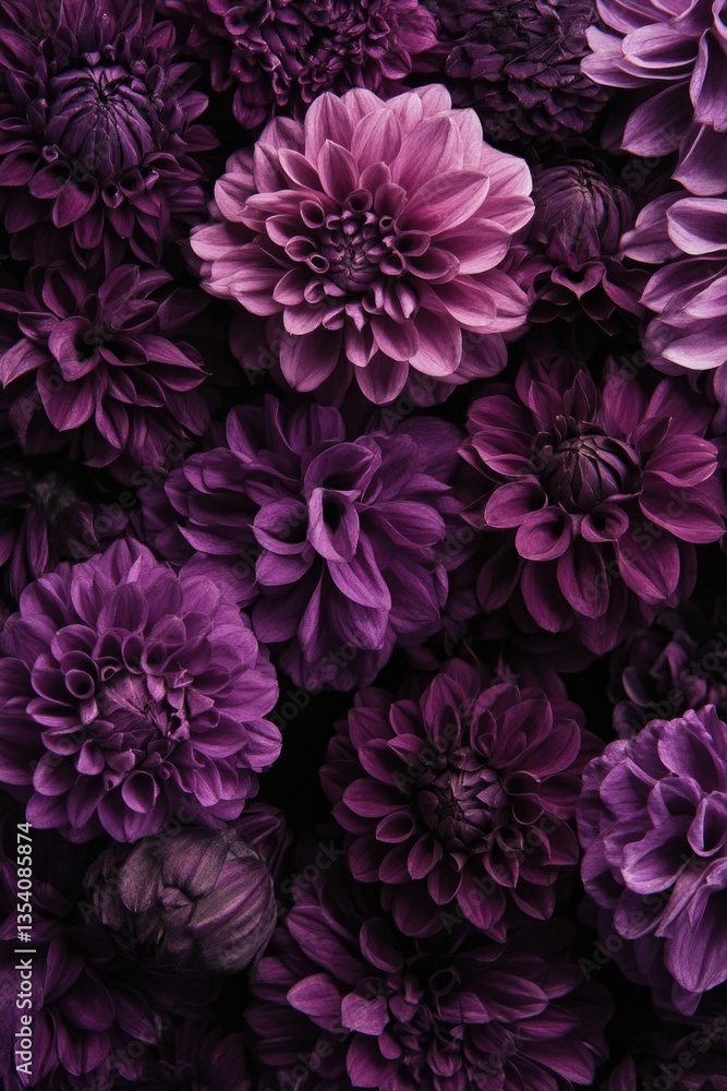 Obraz premium Purple Chrysanthemums