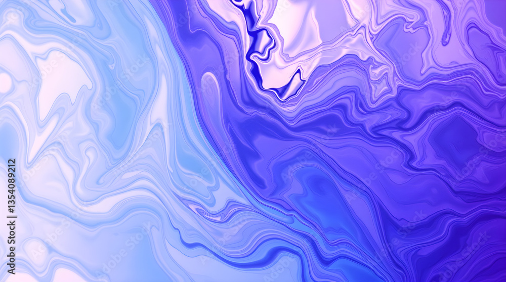 Fototapeta premium Abstract purple and blue marble effect creating stunning visuals