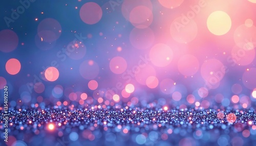A captivating blend of colorful bokeh lights creating a dreamy, ethereal atmosphere.