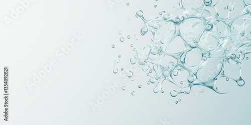 Water molecules are split into hydrogen and oxygen using renewable energy in a clean electrolysis process, highlighting the potential of green hydrogen technology