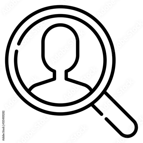 Human Resources Line Icon