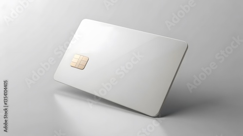 Blank White Credit Card Mockup