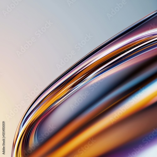 Abstract liquid light reflections with high-energy neon streaks, futuristic holographic textures for digital and sci-fi themes