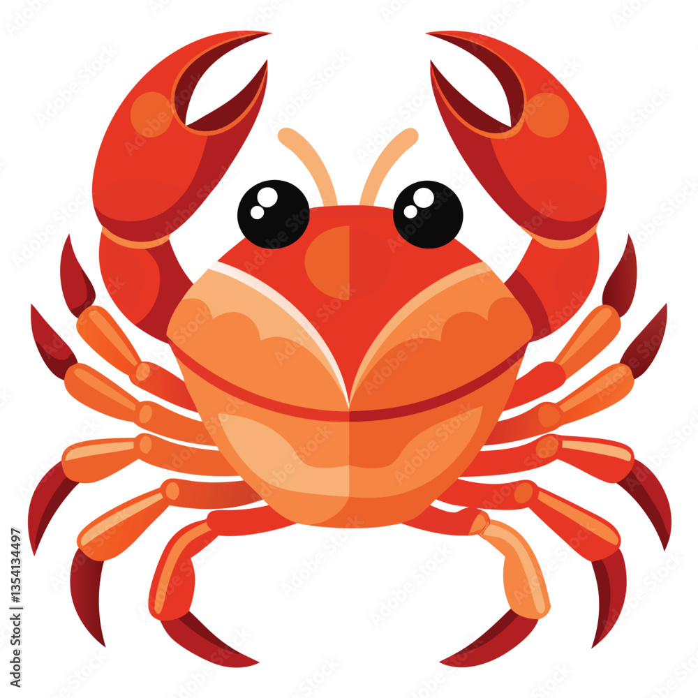 Fototapeta premium crab vector