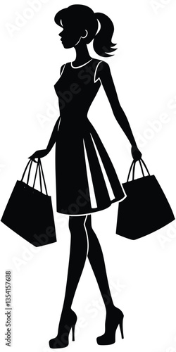 Shopping Girl silhouette