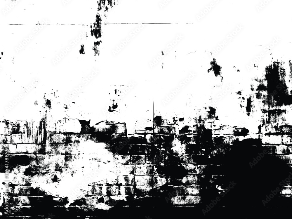 High-Contrast Grunge Brick Wall Texture Distressed Urban Overlay High-Contrast Grunge Brick Wall Texture Distressed Urban Overlay