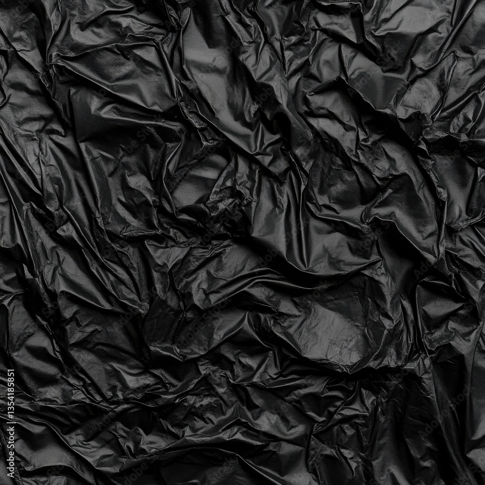 Black Wrinkled Cloth Texture for Background or Design Projects Black Wrinkled Cloth Texture for Background or Design Projects