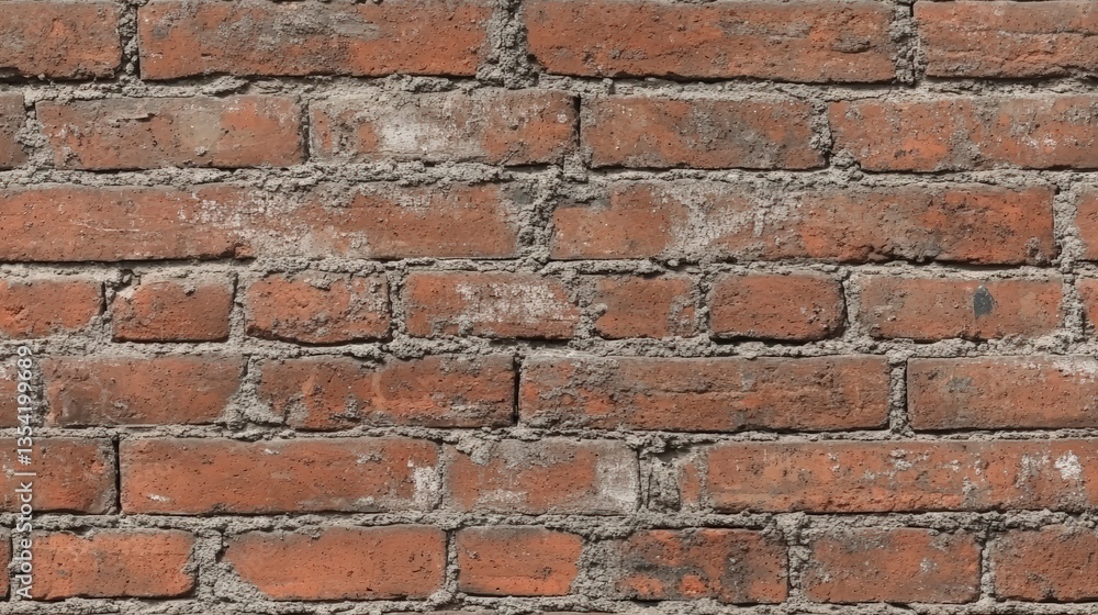 Obraz premium Seamless Industrial Dark Red Brick Texture Background for Design and 3D