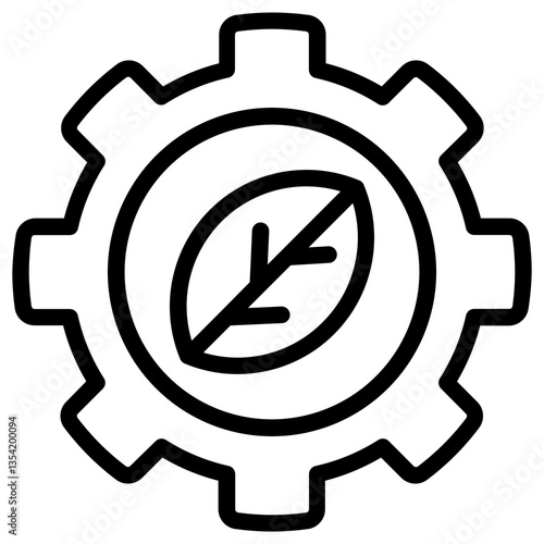 Ecology And Enviroment Outline Icon