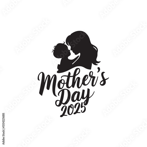 Happy Mothers day,Girl covering mother's eyes and giving her present
