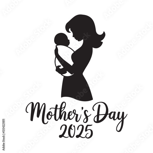 Happy Mothers day,Girl covering mother's eyes and giving her present
