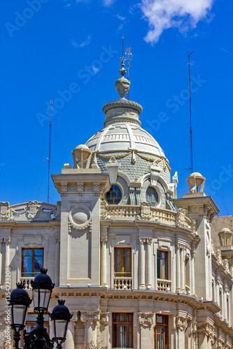 Obraz na płótnie Building of the Palace of Communications of Valencia, Spain w salonie