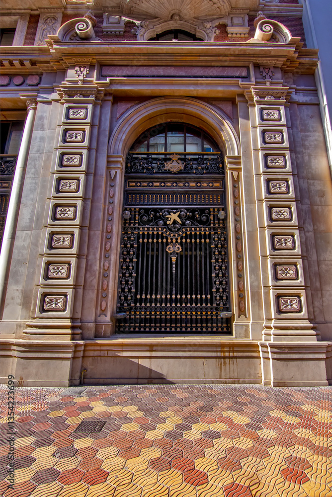 Building of the Banco de Valencia in Spain