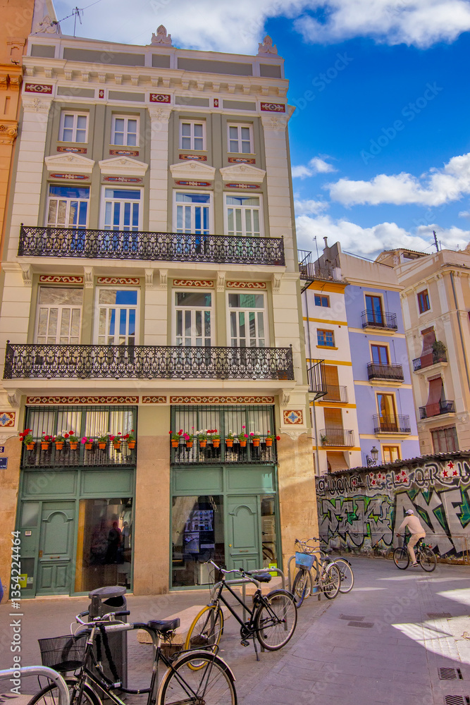 Residential building located in the historic center of Valencia, Spain