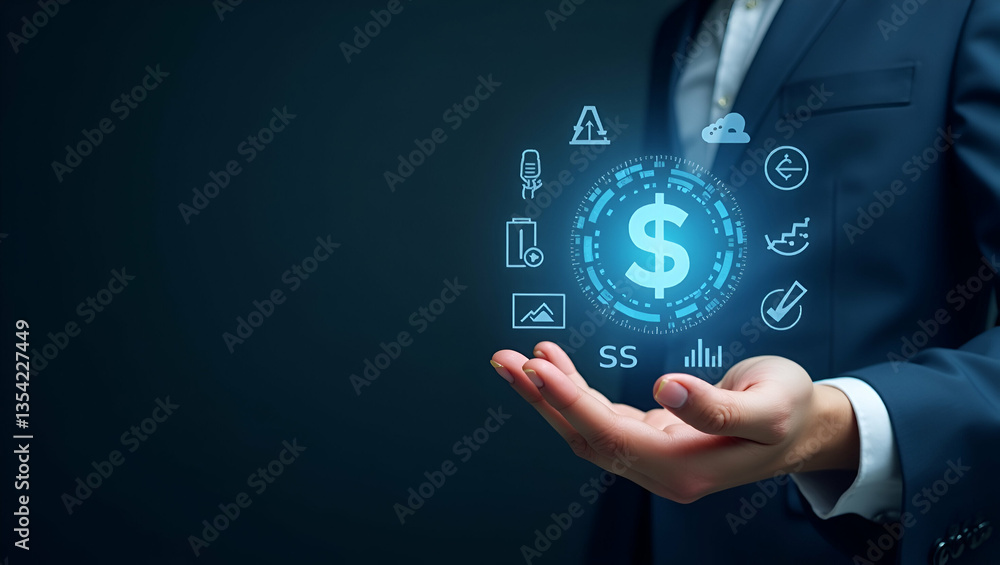 Maximize Profit and Revenue with Flat Hand Holographic Efficiency Tools: A Simple Vector Illustration of Streamlined Financial Processes in a Cute Business Style Maximize Profit and Revenue with Flat Hand Holographic Efficiency Tools: A Simple Vector Illustration of Streamlined Financial Processes in a Cute Business Style
