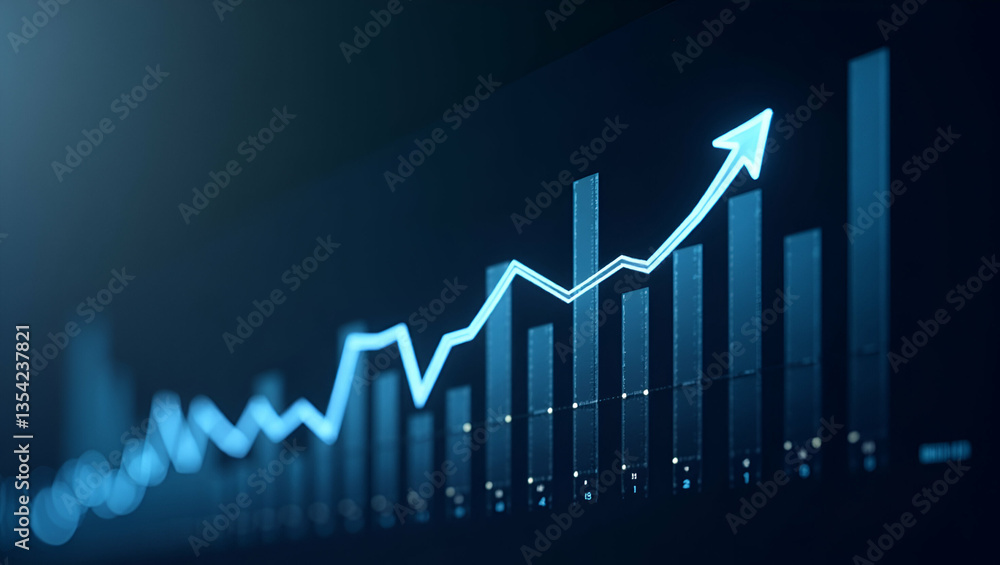 Stock Market Investment Trading Graph: Visualizing Financial Growth with Generative AI - Business Exchange Chart with Space for Customization Stock Market Investment Trading Graph: Visualizing Financial Growth with Generative AI - Business Exchange Chart with Space for Customization