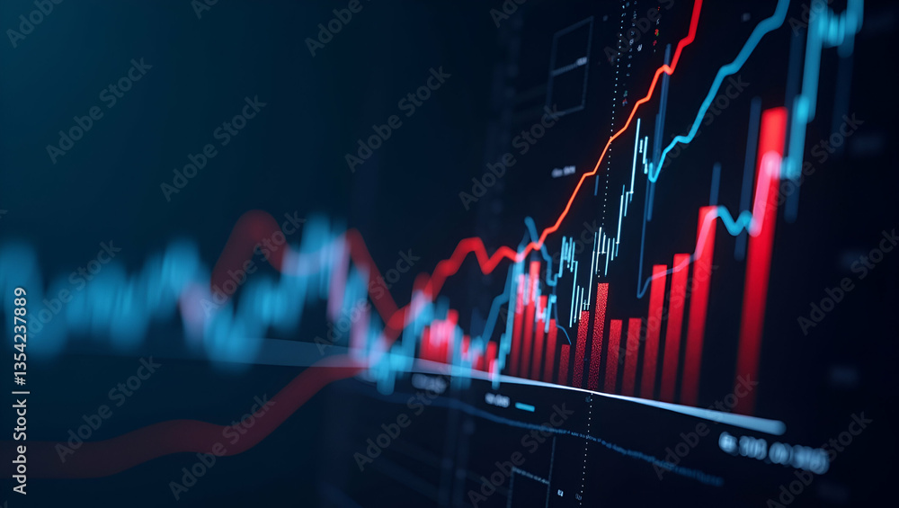 Stock Market Investment Growth: AI-Generated Trading Graphs Stock Market Investment Growth: AI-Generated Trading Graphs