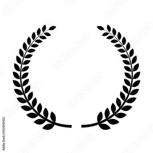 月桂冠　モノクロ
Laurel crown monochrome