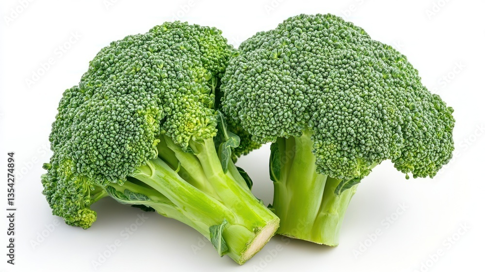 Fresh broccoli florets Fresh broccoli florets