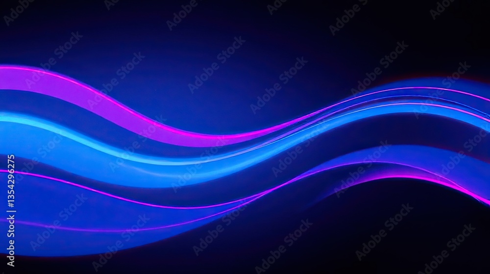 Abstract Blue Purple Neon Waves Swirling Light Dynamic Background Abstract Blue Purple Neon Waves Swirling Light Dynamic Background