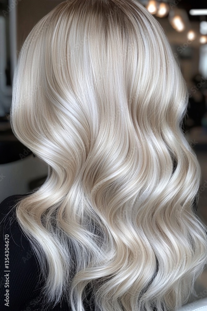 Naklejka premium Engaging social media content featuring fresh salon styles.