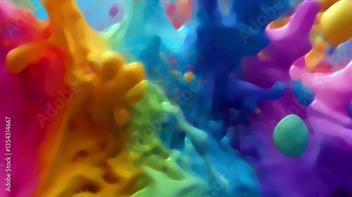 Splashes of Smoothed Paints