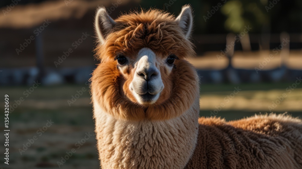 Obraz premium Close-up of an alpaca (1)