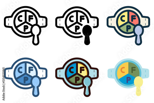 macro nutrient icon vector illustration